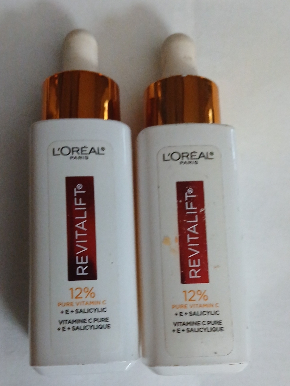 L'Oreal Revitalift Serum - White with Gold Accent